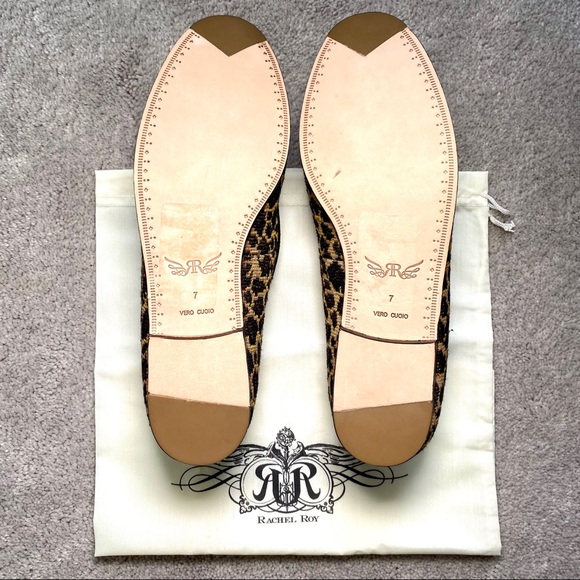 RACHEL ROY Leopard Print Loafers Size 7 - Picture 6 of 7